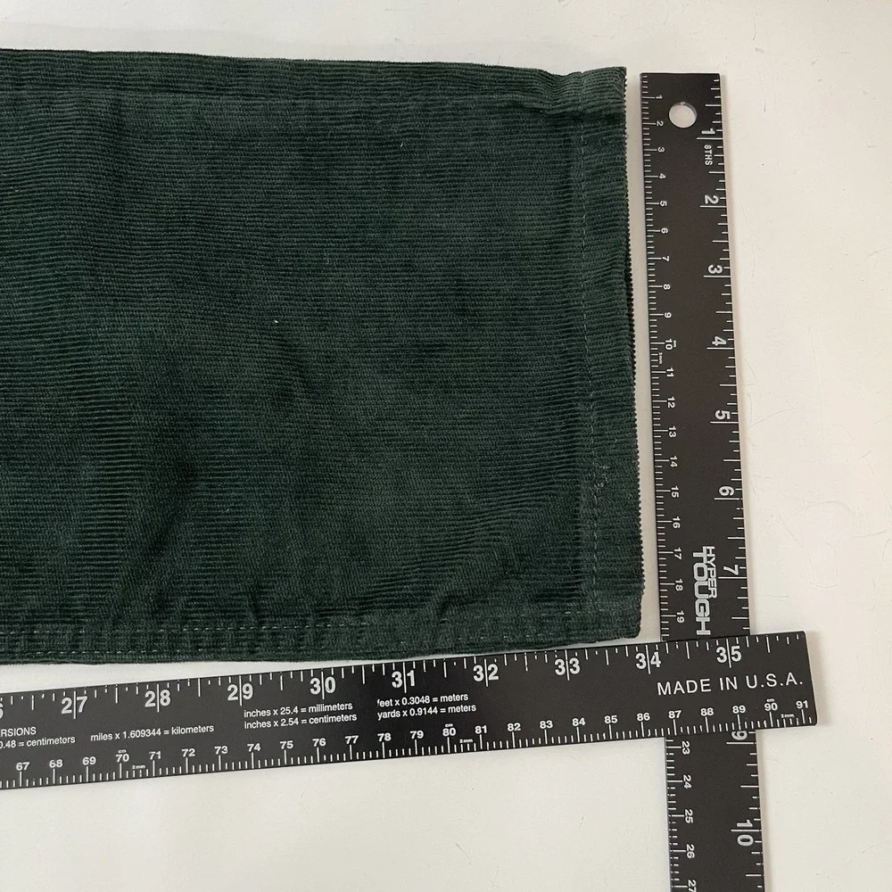Levis 511 Pants Mens 36x34 Green Corduroy Pinwale Slim Fit Preppy Normcore New